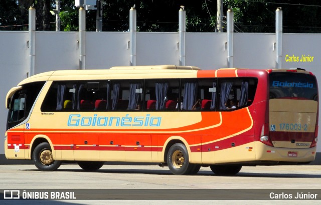 Auto Viação Goianésia 176003-2 na cidade de Goiânia, Goiás, Brasil, por Carlos Júnior. Número da foto: #7817382.