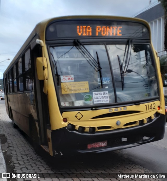 Viação Sul Fluminense 1142 na cidade de Volta Redonda, Rio de Janeiro, Brasil, por Matheus Martins da Silva. Número da foto: #7817206.