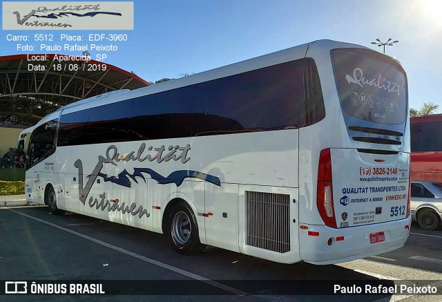 Qualität Vertrauen Transportes 5512 na cidade de Aparecida, São Paulo, Brasil, por Paulo Rafael Peixoto. Número da foto: #7819199.