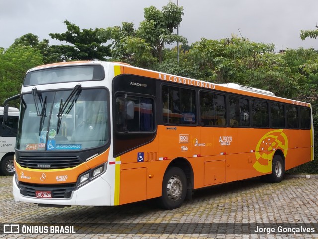 Empresa de Transportes Braso Lisboa A29009 na cidade de Rio de Janeiro, Rio de Janeiro, Brasil, por Jorge Gonçalves. Número da foto: #7818874.