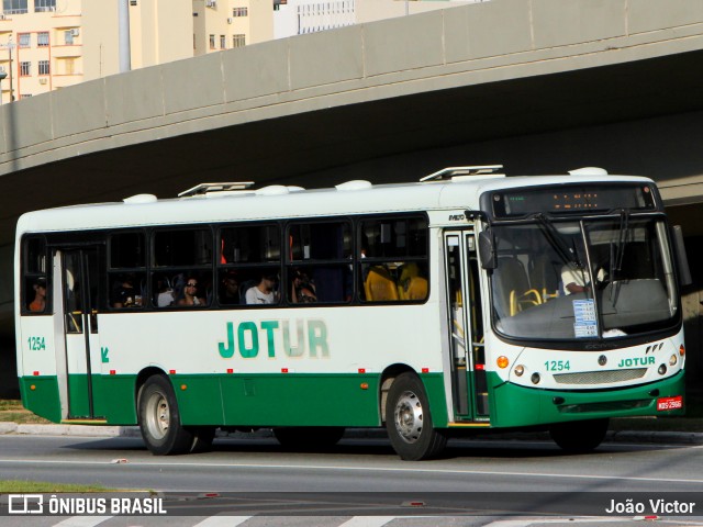 Jotur - Auto Ônibus e Turismo Josefense 1254 na cidade de Florianópolis, Santa Catarina, Brasil, por João Victor. ID da foto: 7816511.