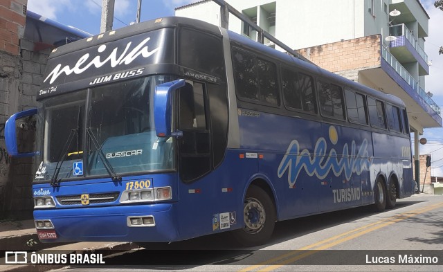 Nogueira e Neiva Turismo 17500 na cidade de Ibirité, Minas Gerais, Brasil, por Lucas Máximo. Número da foto: #7819185.