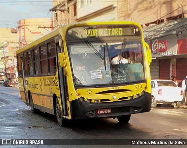 Viação Sul Fluminense 1210 na cidade de Volta Redonda, Rio de Janeiro, Brasil, por Matheus Martins da Silva. Número da foto: #7817166.