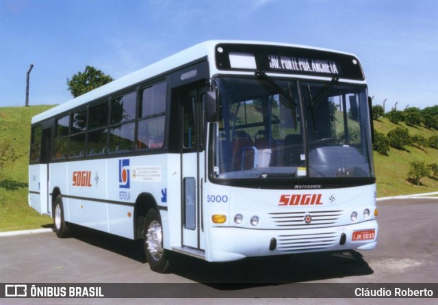 SOGIL - Sociedade de Ônibus Gigante Ltda. 5000 na cidade de Gravataí, Rio Grande do Sul, Brasil, por Cláudio Roberto. Número da foto: #7816772.