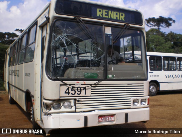 Viação Fraiburgo 4591 na cidade de Campos Novos, Santa Catarina, Brasil, por Marcelo Rodrigo Titon. Número da foto: #7816691.