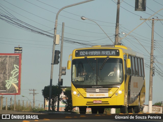 Viação São Gabriel 3480 na cidade de São Mateus, Espírito Santo, Brasil, por Giovani de Souza Pereira. ID da foto: 7817849.