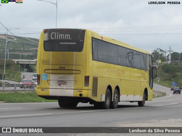 Viação Itapemirim 44201 na cidade de Caruaru, Pernambuco, Brasil, por Lenilson da Silva Pessoa. ID da foto: 7817617.