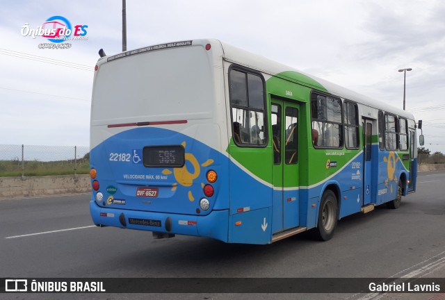 Nova Transporte 22182 na cidade de Vila Velha, Espírito Santo, Brasil, por Gabriel Lavnis. Número da foto: #7819096.