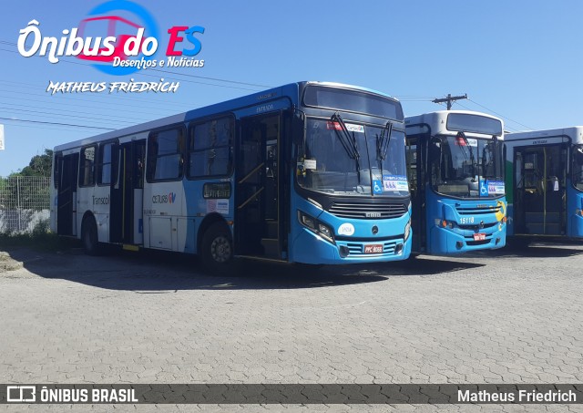 Serramar Transporte Coletivo 14216 na cidade de Serra, Espírito Santo, Brasil, por Matheus Friedrich. Número da foto: #7886365.