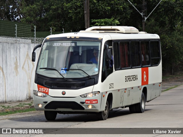 Borborema Imperial Transportes 2572 na cidade de Recife, Pernambuco, Brasil, por Liliane Xavier. ID da foto: 7886502.