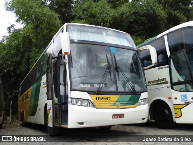 Empresa Gontijo de Transportes 11990 na cidade de Governador Valadares, Minas Gerais, Brasil, por Joase Batista da Silva. Número da foto: #7886070.