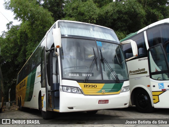 Empresa Gontijo de Transportes 11990 na cidade de Governador Valadares, Minas Gerais, Brasil, por Joase Batista da Silva. ID da foto: 7886070.