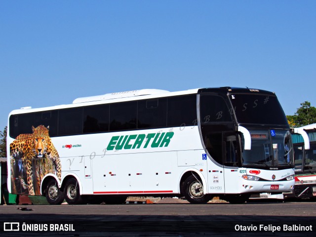 Eucatur - Empresa União Cascavel de Transportes e Turismo 4221 na cidade de Cascavel, Paraná, Brasil, por Otavio Felipe Balbinot. ID da foto: 7888245.