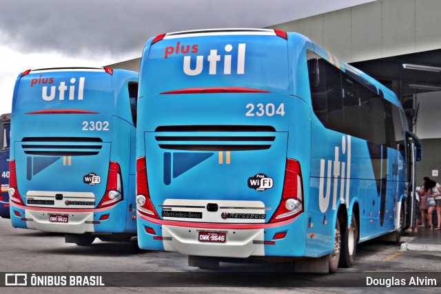 UTIL - União Transporte Interestadual de Luxo 2304 na cidade de Mogi das Cruzes, São Paulo, Brasil, por Douglas Alvim. Número da foto: #7888720.