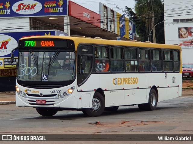 CT Expresso 9212 na cidade de Gama, Distrito Federal, Brasil, por William Gabriel. Número da foto: #7887496.
