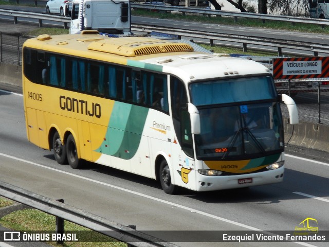 Empresa Gontijo de Transportes 14005 na cidade de São José dos Campos, São Paulo, Brasil, por Ezequiel Vicente Fernandes. ID da foto: 7887027.