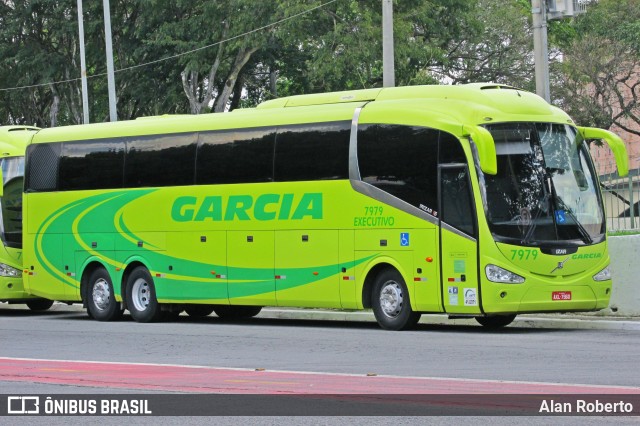 Viação Garcia 7979 na cidade de São Paulo, São Paulo, Brasil, por Alan Roberto. ID da foto: 7887225.