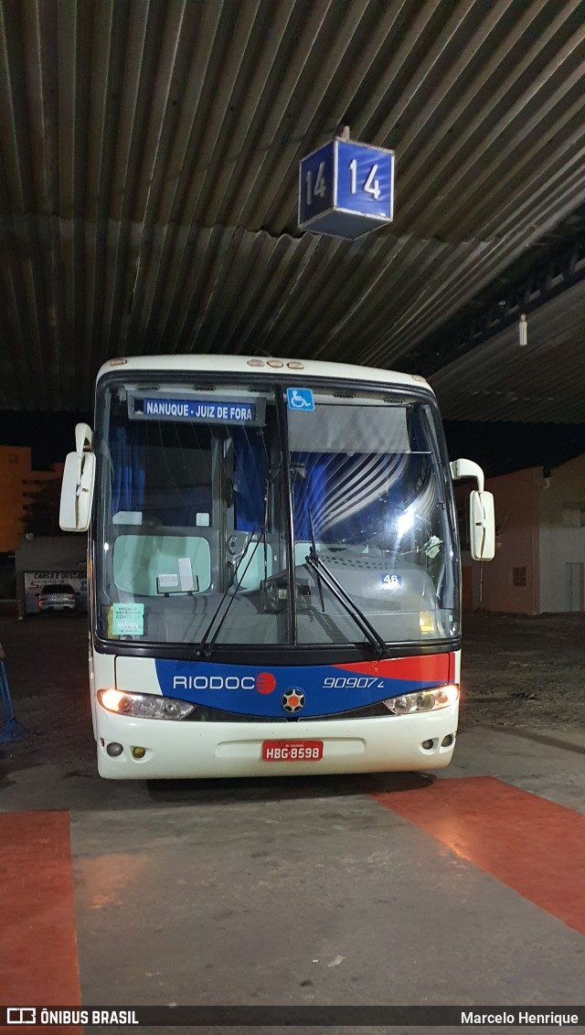 Viação Riodoce 90907 na cidade de Teófilo Otoni, Minas Gerais, Brasil, por Marcelo Henrique. Número da foto: #7912980.