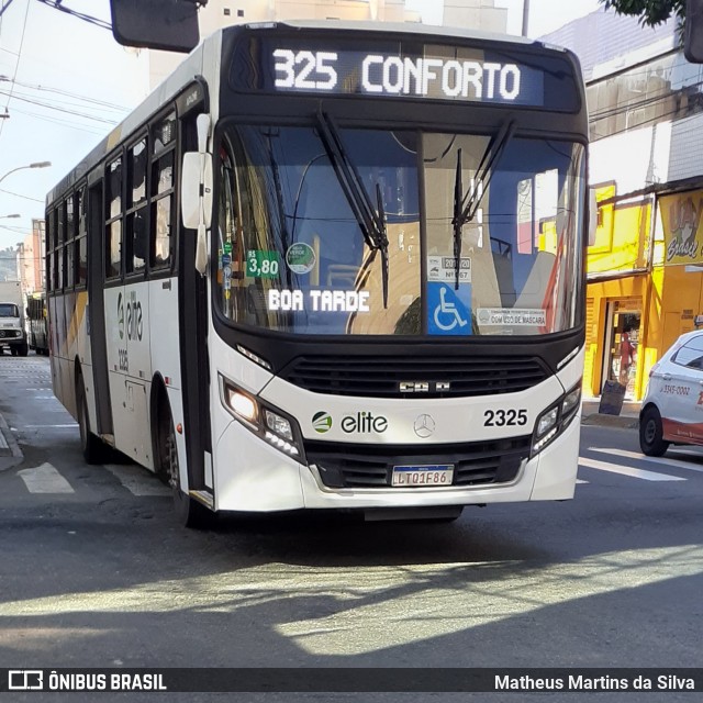 Viação Elite 2325 na cidade de Volta Redonda, Rio de Janeiro, Brasil, por Matheus Martins da Silva. Número da foto: #7912694.