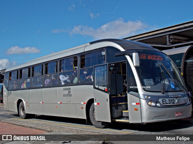 Auto Viação São José dos Pinhais EL312 na cidade de Curitiba, Paraná, Brasil, por Matheus Felipe. Número da foto: #7912714.