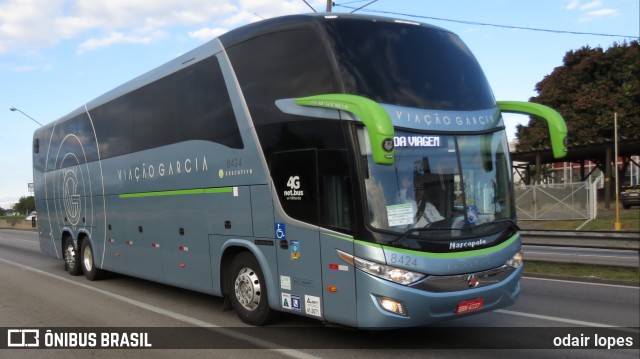 Viação Garcia 8424 na cidade de Caçapava, São Paulo, Brasil, por odair lopes. Número da foto: #7915398.