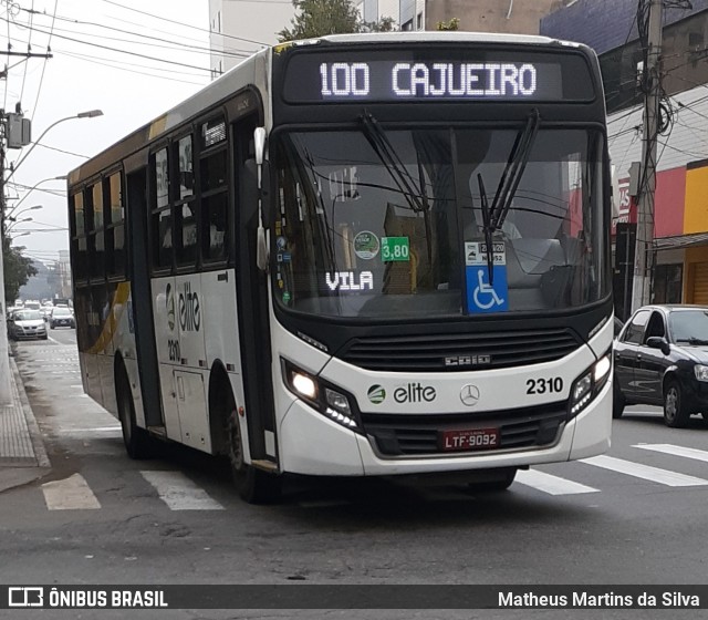 Viação Elite 2310 na cidade de Volta Redonda, Rio de Janeiro, Brasil, por Matheus Martins da Silva. Número da foto: #7912664.