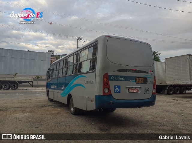 Unimar Transportes 1261 na cidade de Vitória, Espírito Santo, Brasil, por Gabriel Lavnis. ID da foto: 7915390.