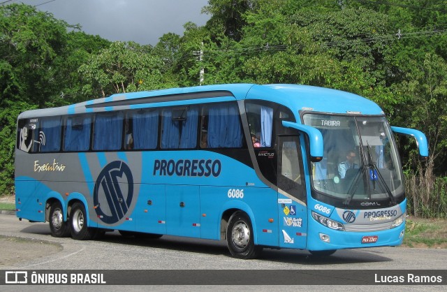 Auto Viação Progresso 6086 na cidade de Recife, Pernambuco, Brasil, por Lucas Ramos. Número da foto: #7913281.