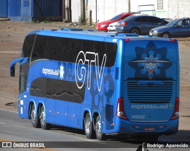 Expresso do Sul 419302 na cidade de Conselheiro Lafaiete, Minas Gerais, Brasil, por Rodrigo  Aparecido. Número da foto: #7917421.