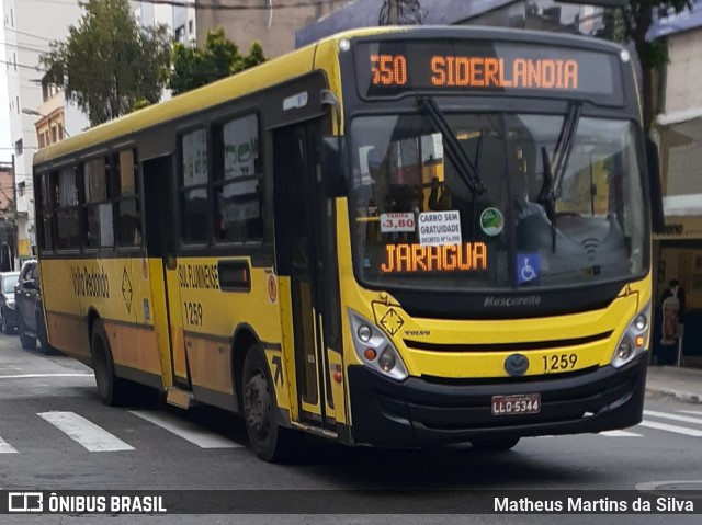 Viação Sul Fluminense 1259 na cidade de Volta Redonda, Rio de Janeiro, Brasil, por Matheus Martins da Silva. Número da foto: #7915765.