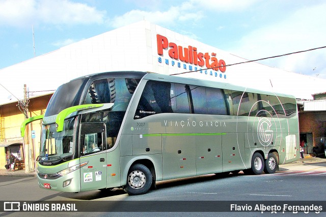 Viação Garcia 7007 na cidade de Sorocaba, São Paulo, Brasil, por Flavio Alberto Fernandes. Número da foto: #7916414.