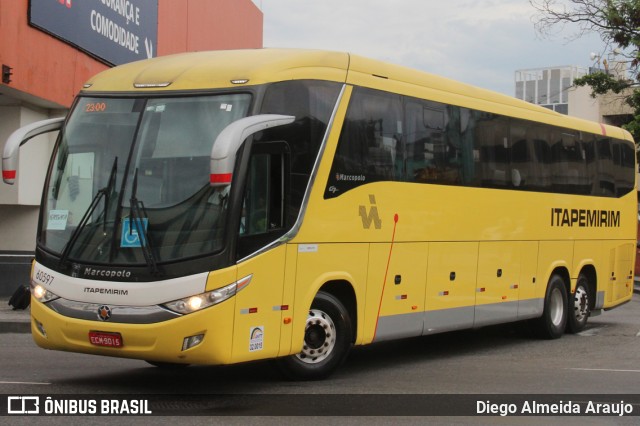 Viação Itapemirim 60597 na cidade de Rio de Janeiro, Rio de Janeiro, Brasil, por Diego Almeida Araujo. Número da foto: #7916893.