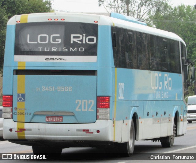 Log Rio Transporte e Turismo 202 na cidade de Muriaé, Minas Gerais, Brasil, por Christian  Fortunato. ID da foto: 7920746.