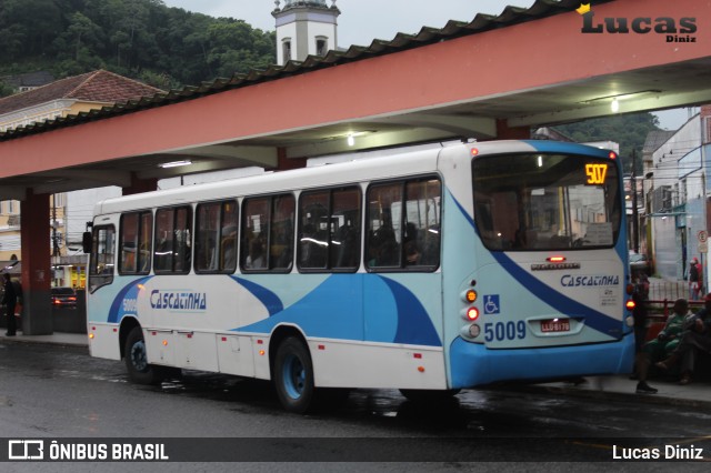 Viação Cascatinha 5009 na cidade de Petrópolis, Rio de Janeiro, Brasil, por Lucas Diniz. ID da foto: 7920155.