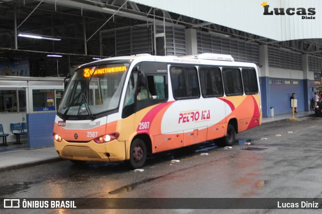 Petro Ita Transportes Coletivos de Passageiros 2507 na cidade de Petrópolis, Rio de Janeiro, Brasil, por Lucas Diniz. ID da foto: 7920095.