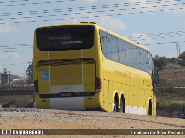 Viação Itapemirim 5873 na cidade de Caruaru, Pernambuco, Brasil, por Lenilson da Silva Pessoa. Número da foto: #7920140.