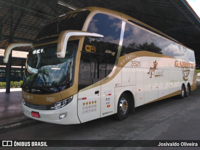 Auto Viação Gadotti 3521 na cidade de Embu das Artes, São Paulo, Brasil, por Josivaldo Oliveira. ID da foto: 7920420.