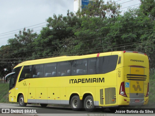 Viação Itapemirim 60521 na cidade de Timóteo, Minas Gerais, Brasil, por Joase Batista da Silva. ID da foto: 7920958.