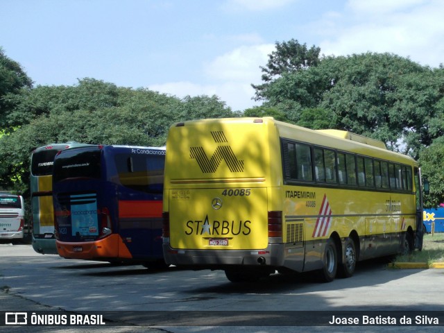 Viação Itapemirim 40085 na cidade de São Paulo, São Paulo, Brasil, por Joase Batista da Silva. Número da foto: #7920634.