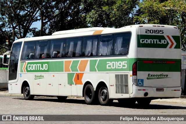 Empresa Gontijo de Transportes 20195 na cidade de Vitória da Conquista, Bahia, Brasil, por Felipe Pessoa de Albuquerque. ID da foto: 7920485.