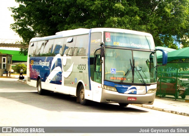Expresso Regional 4000 na cidade de São Paulo, São Paulo, Brasil, por José Geyvson da Silva. Número da foto: #7920086.