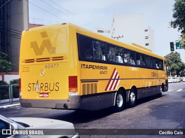 Viação Itapemirim 40477 na cidade de Rio de Janeiro, Rio de Janeiro, Brasil, por Cecilio Cais. Número da foto: #7922174.