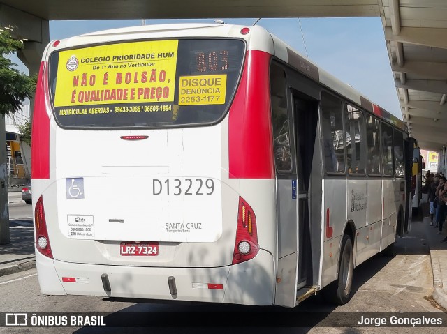 Transportes Barra D13229 na cidade de Rio de Janeiro, Rio de Janeiro, Brasil, por Jorge Gonçalves. ID da foto: 7923840.