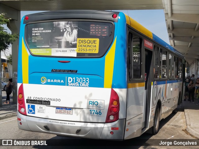 Transportes Barra D13033 na cidade de Rio de Janeiro, Rio de Janeiro, Brasil, por Jorge Gonçalves. ID da foto: 7923828.