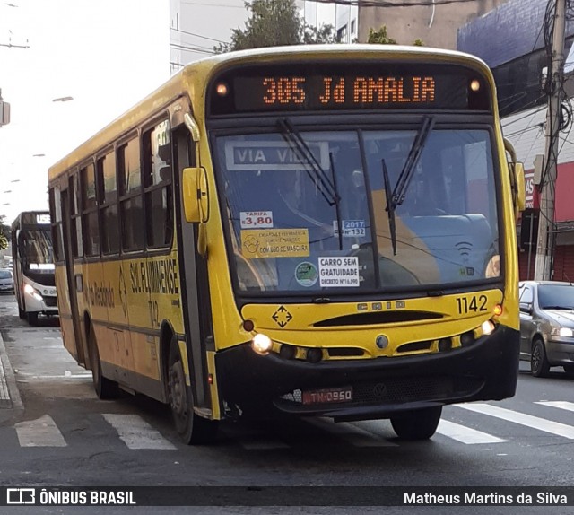 Viação Sul Fluminense 1142 na cidade de Volta Redonda, Rio de Janeiro, Brasil, por Matheus Martins da Silva. Número da foto: #7921890.