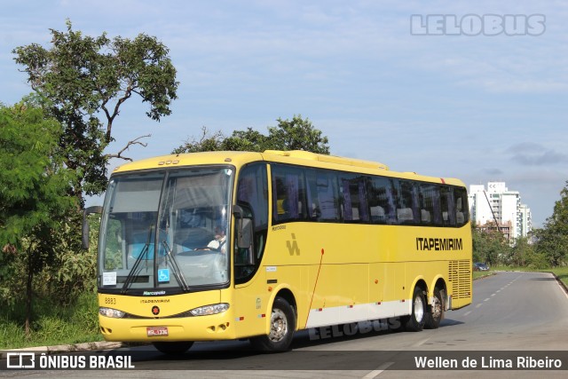 Viação Itapemirim 8883 na cidade de Brasília, Distrito Federal, Brasil, por Wellen de Lima Ribeiro. ID da foto: 7923044.