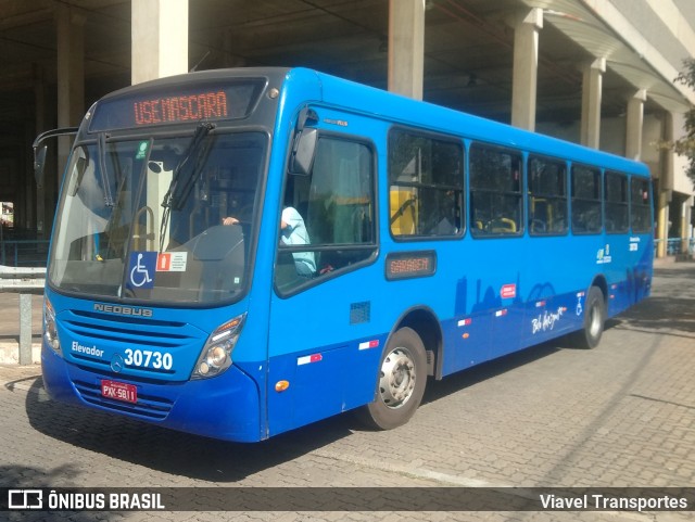 Bettania Ônibus 30730 na cidade de Belo Horizonte, Minas Gerais, Brasil, por Viavel Transportes. Número da foto: #7921466.