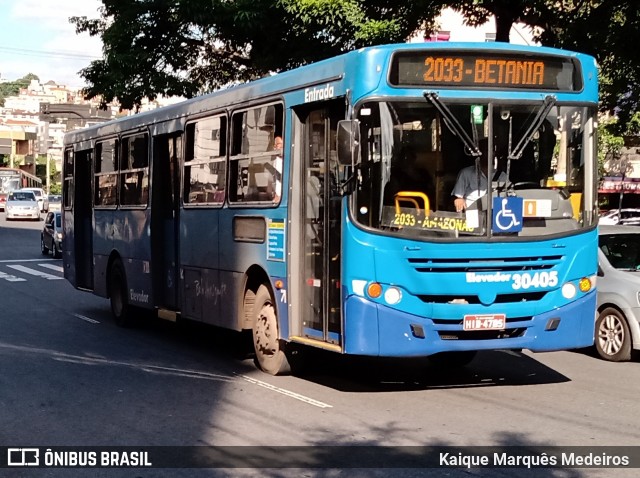 Bettania Ônibus 30405 na cidade de Belo Horizonte, Minas Gerais, Brasil, por Kaique Marquês Medeiros . Número da foto: #7921232.