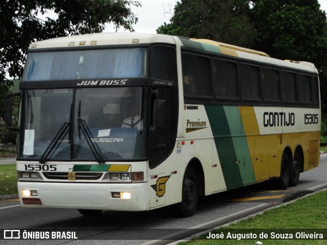 Empresa Gontijo de Transportes 15305 na cidade de Barra do Piraí, Rio de Janeiro, Brasil, por José Augusto de Souza Oliveira. ID da foto: 7923070.