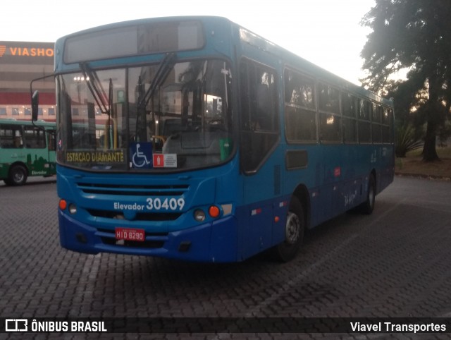 Bettania Ônibus 30409 na cidade de Belo Horizonte, Minas Gerais, Brasil, por Viavel Transportes. Número da foto: #7921788.